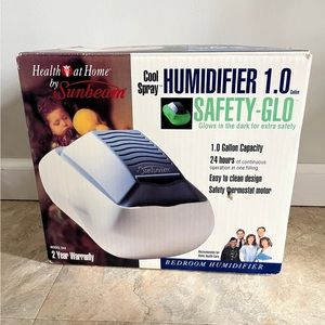 Sunbeam Safty Glo 1 Gallon Vintage Impeller Humidifier - Glows in the dark!